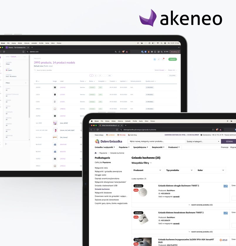 wdrożenie PIM akeneo mobile