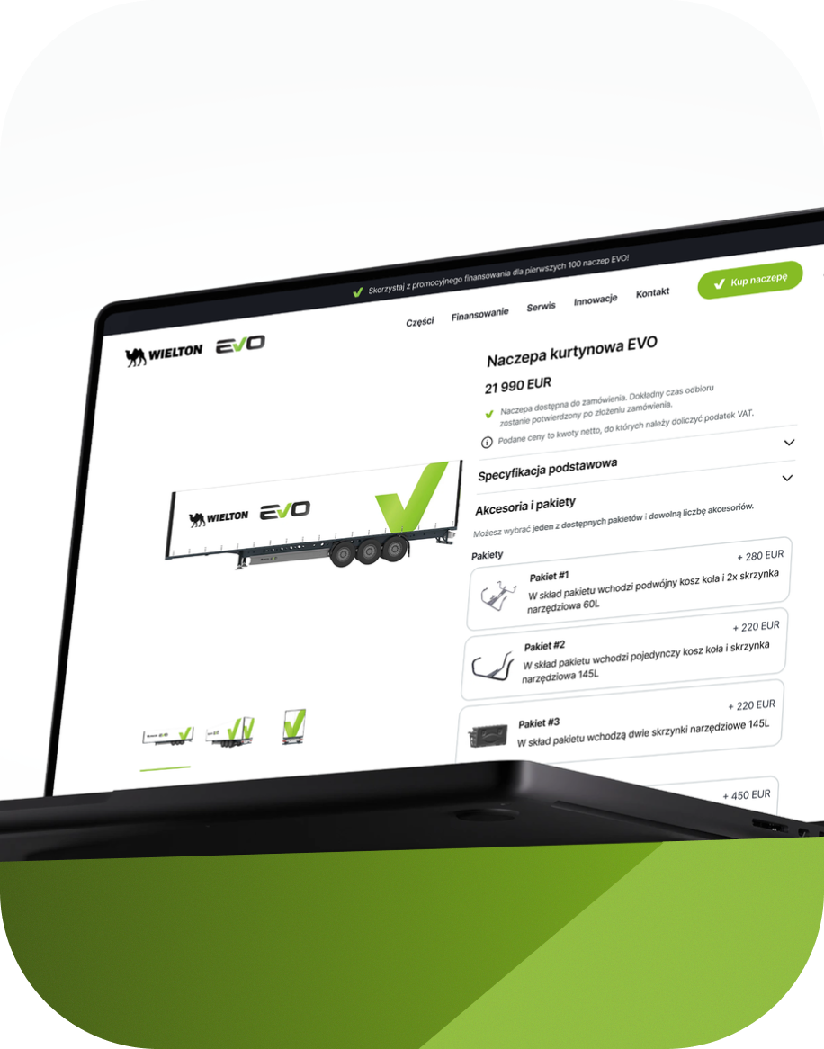 eCommerce B2B dla Wielton Evo - wdrożenie Cognize
